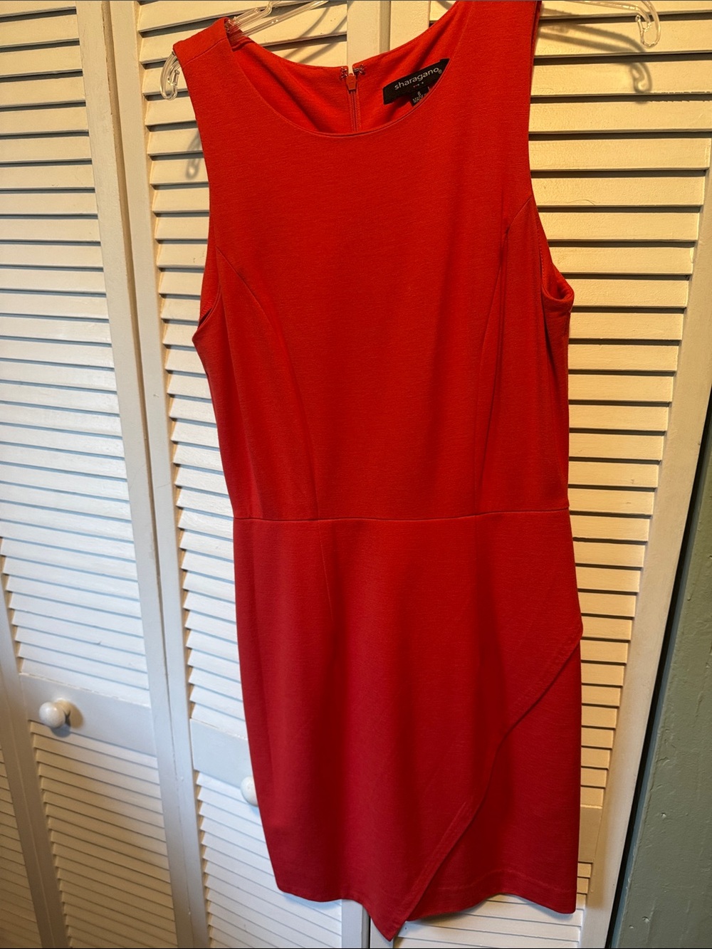 Shoshanna Vibrant orange Sleeveless Mini Dress
